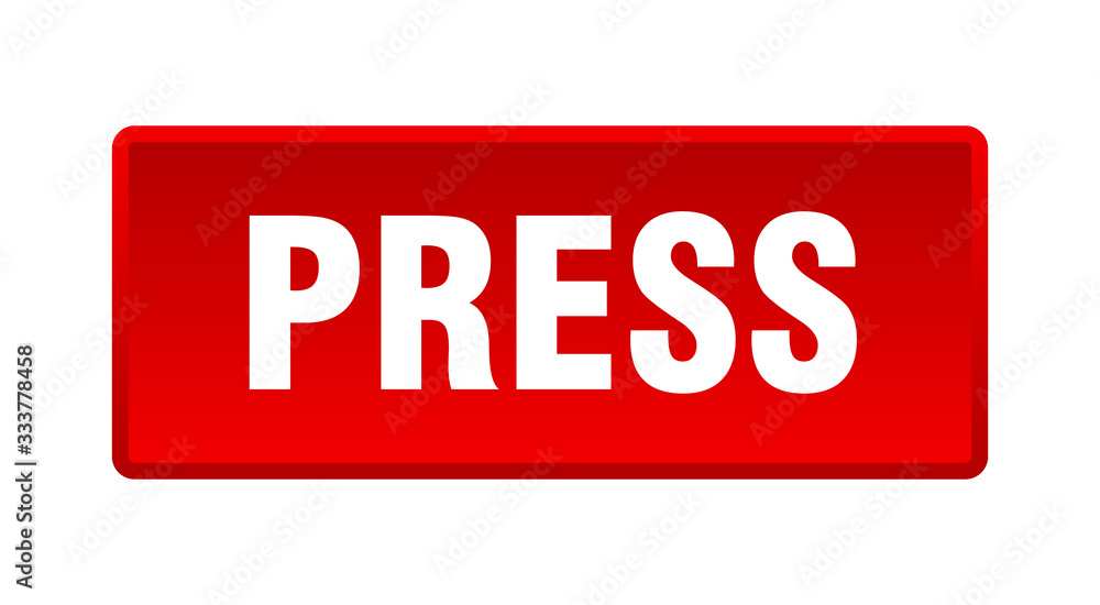press button. press square red push button press button. press square red push button