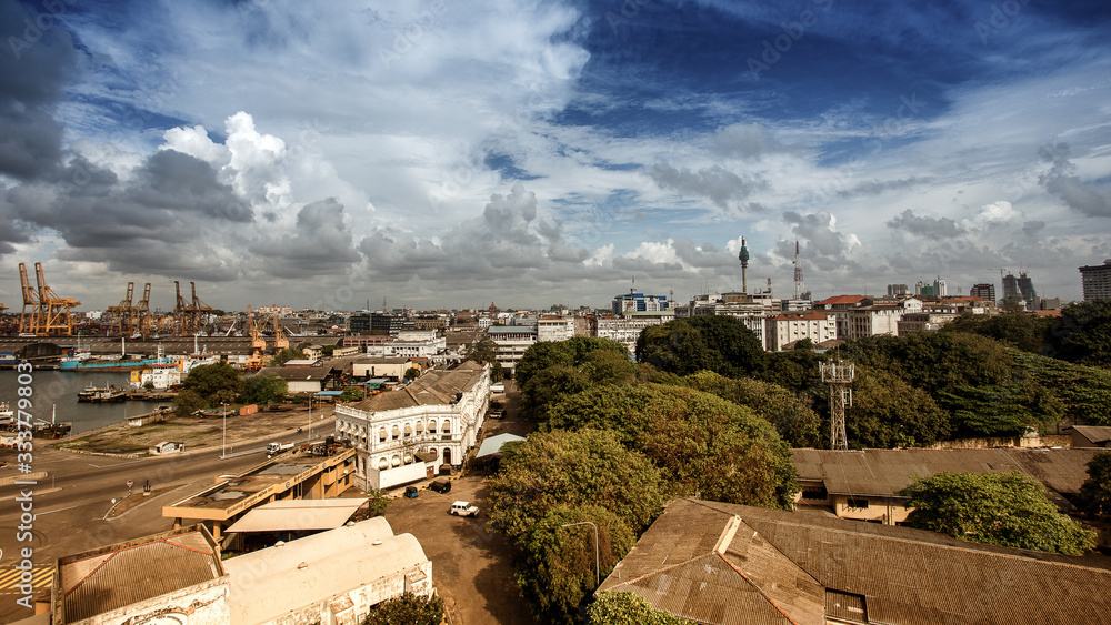 View panoramic from Colombo
