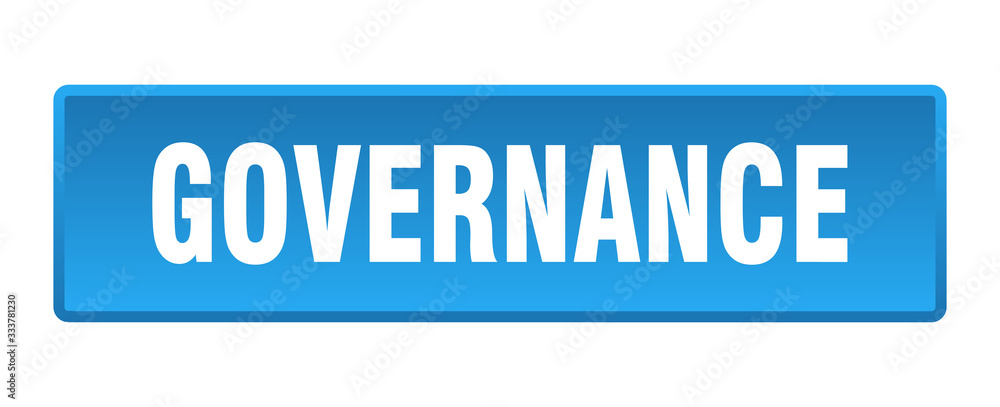 governance button. governance square blue push button governance button. governance square blue push button
