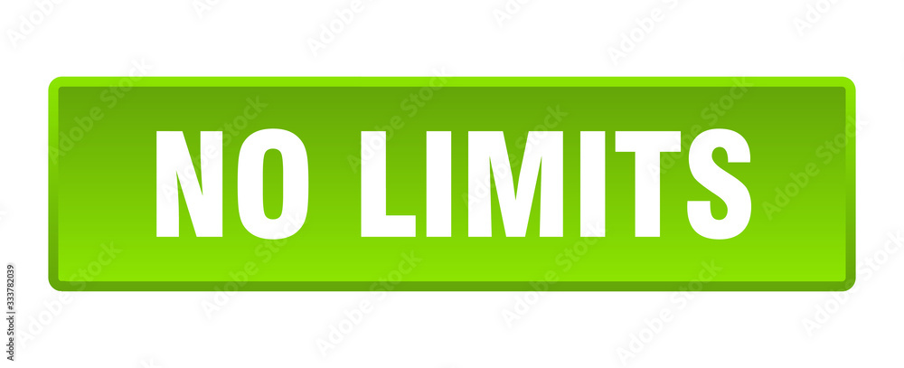 no limits button. no limits square green push button no limits button. no limits square green push button