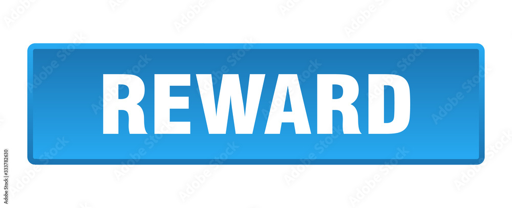 reward button. reward square blue push button reward button. reward square blue push button