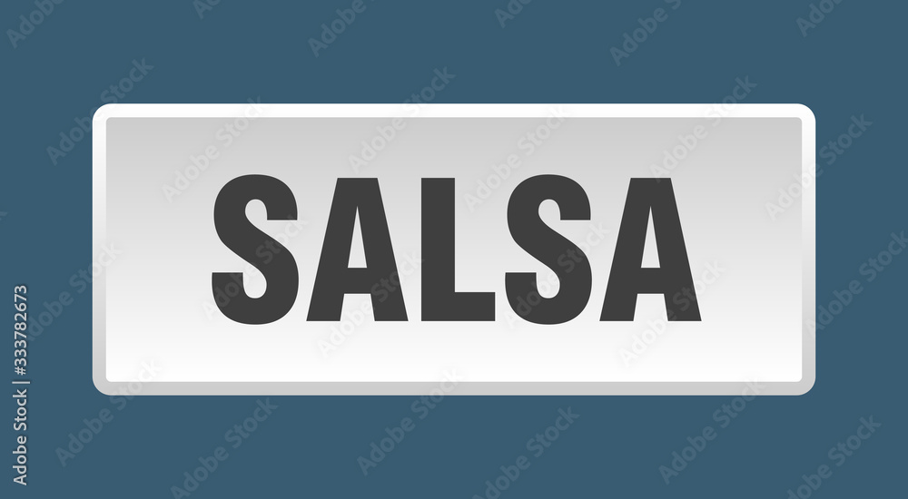 salsa button. salsa square white push button salsa button. salsa square white push button