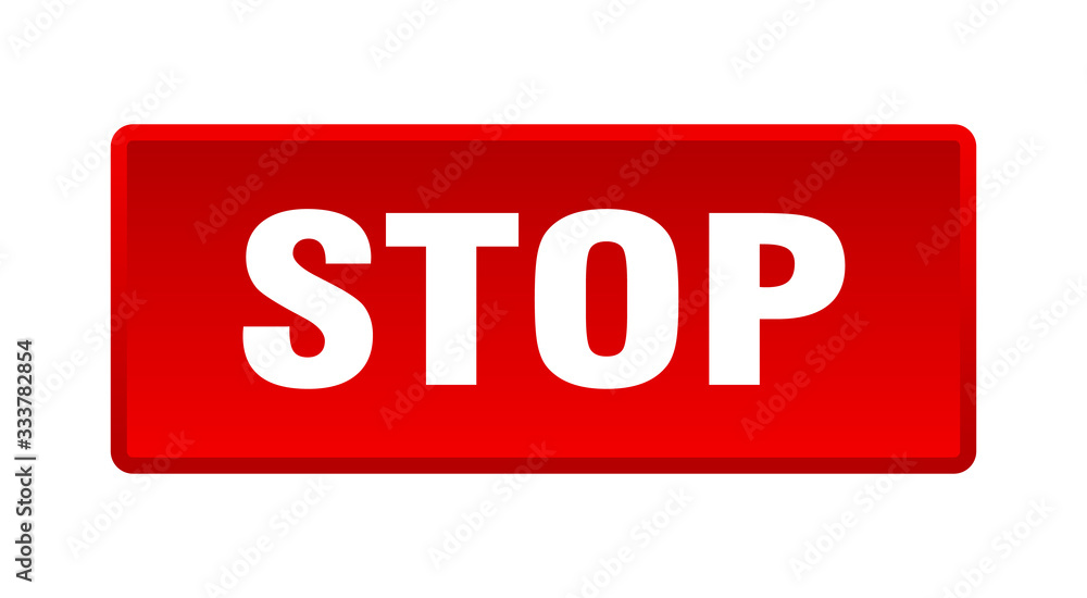 stop button. stop square red push button stop button. stop square red push button