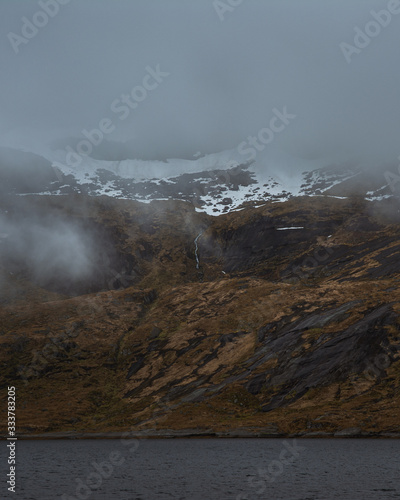 Foggy mountains