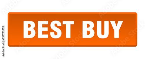 best buy button. best buy square orange push button