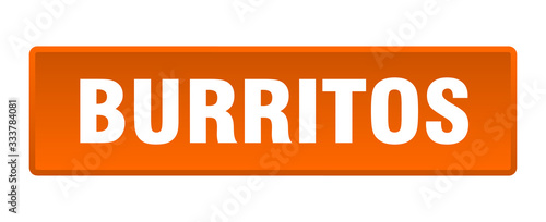 burritos button. burritos square orange push button