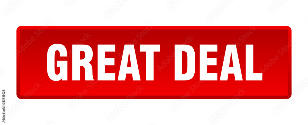 great deal button. great deal square red push button great deal button. great deal square red push button