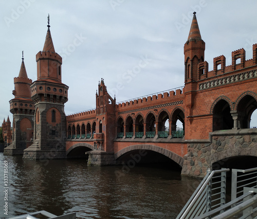  brick old bridge in berlin