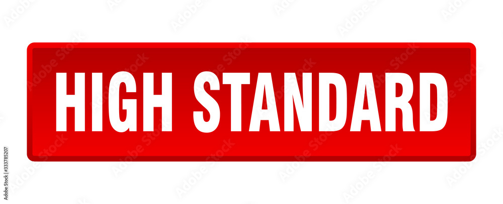 high standard button. high standard square red push button high standard button. high standard square red push button