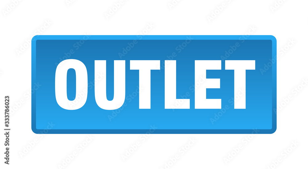 outlet button. outlet square blue push button outlet button. outlet square blue push button