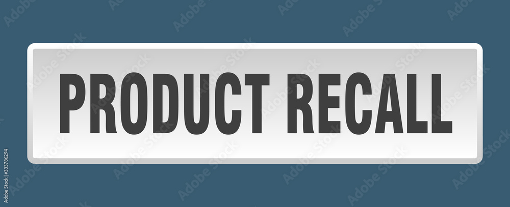 product recall button. product recall square white push button product recall button. product recall square white push button