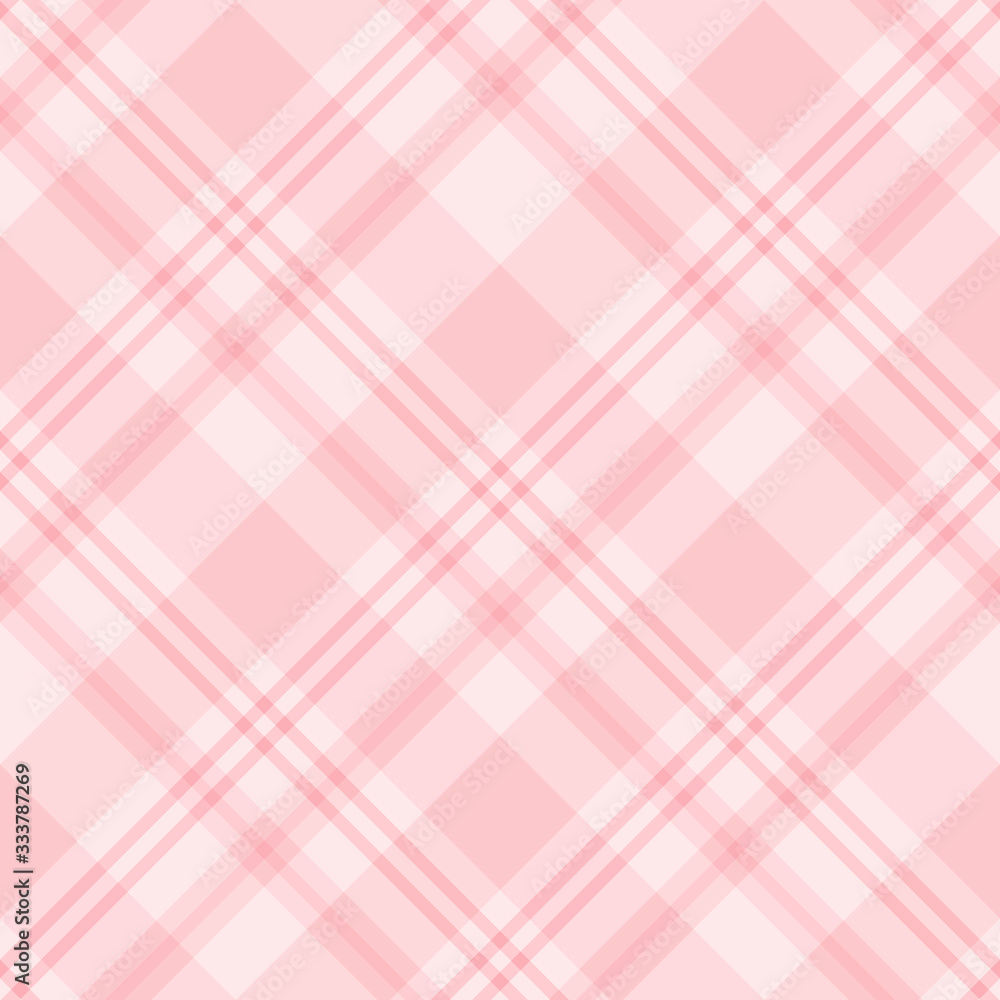 Seamless pattern in fascinating pastel light pink colors for plaid, fabric,  textile, clothes, tablecloth and other things. Vector image. 2 Stock Vector  | Adobe Stock