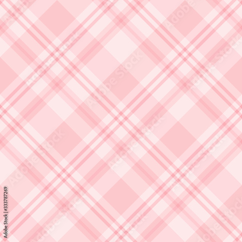 Seamless pattern in fascinating pastel light pink colors for plaid, fabric, textile, clothes, tablecloth and other things. Vector image. 2