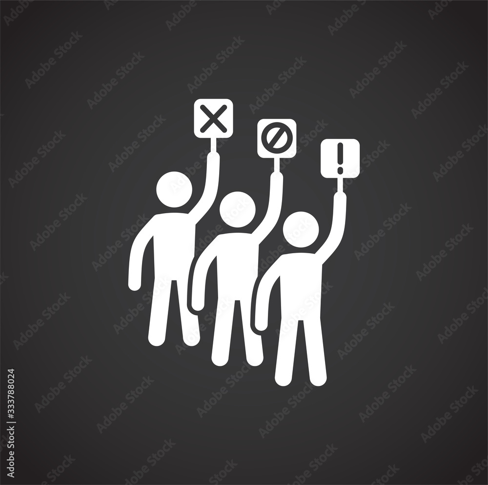 Activism related icon on background for graphic and web design. Creative illustration concept symbol for web or mobile app Activism related icon on background for graphic and web design. Creative illustration concept symbol for web or mobile app