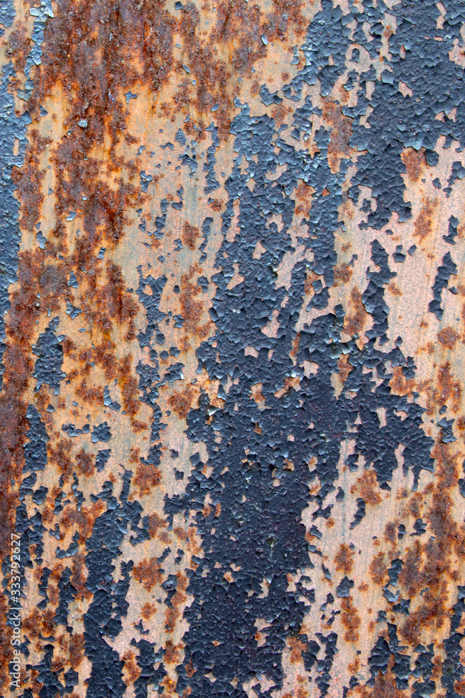 Rusty metal texture, background. Old dry paint texture. Rusty metal texture, background. Old dry paint texture.