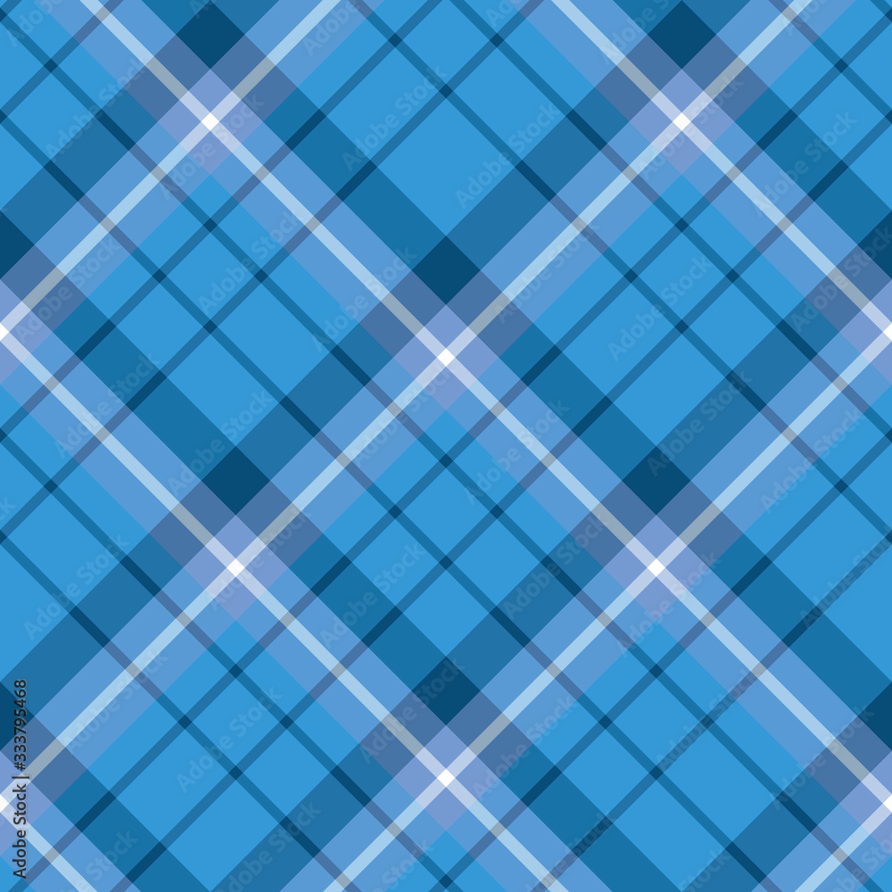 Seamless pattern in fascinating dark blue and white colors for plaid, fabric, textile, clothes, tablecloth and other things. Vector image. 2 Seamless pattern in fascinating dark blue and white colors for plaid, fabric, textile, clothes, tablecloth and other things. Vector image. 2