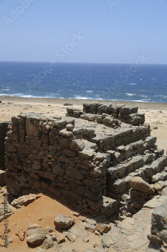 Bushiribana Gold Mill Ruins in Aruba photo