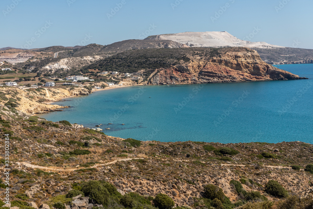 View of Provatas and in Agios Sostis Beaches