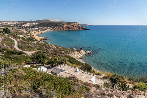 View of Provatas and in Agios Sostis Beaches