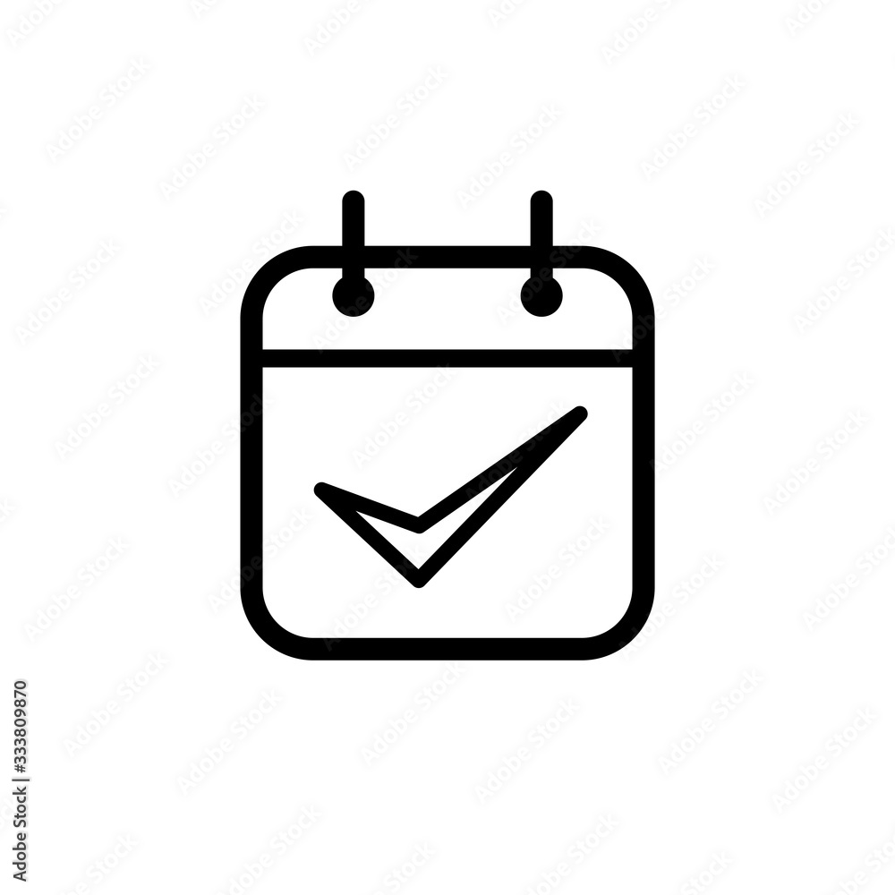 Vector illustration, calendar icon design