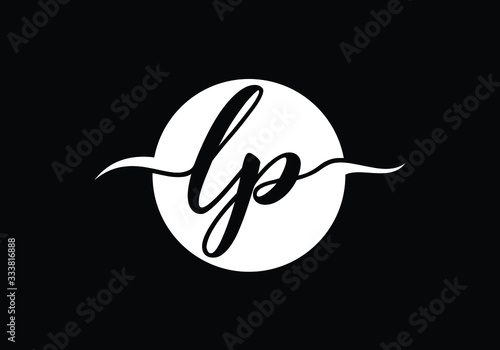 L P Initial Letter Logo design vector template, Graphic Alphabet Symbol for Corporate Business Identity