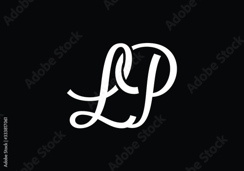 L P Initial Letter Logo design vector template, Graphic Alphabet Symbol for Corporate Business Identity