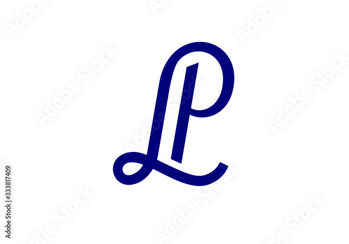 L P Initial Letter Logo design vector template, Graphic Alphabet Symbol for Corporate Business Identity