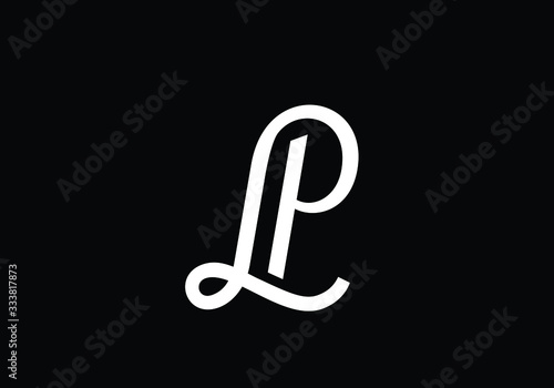 L P Initial Letter Logo design vector template, Graphic Alphabet Symbol for Corporate Business Identity