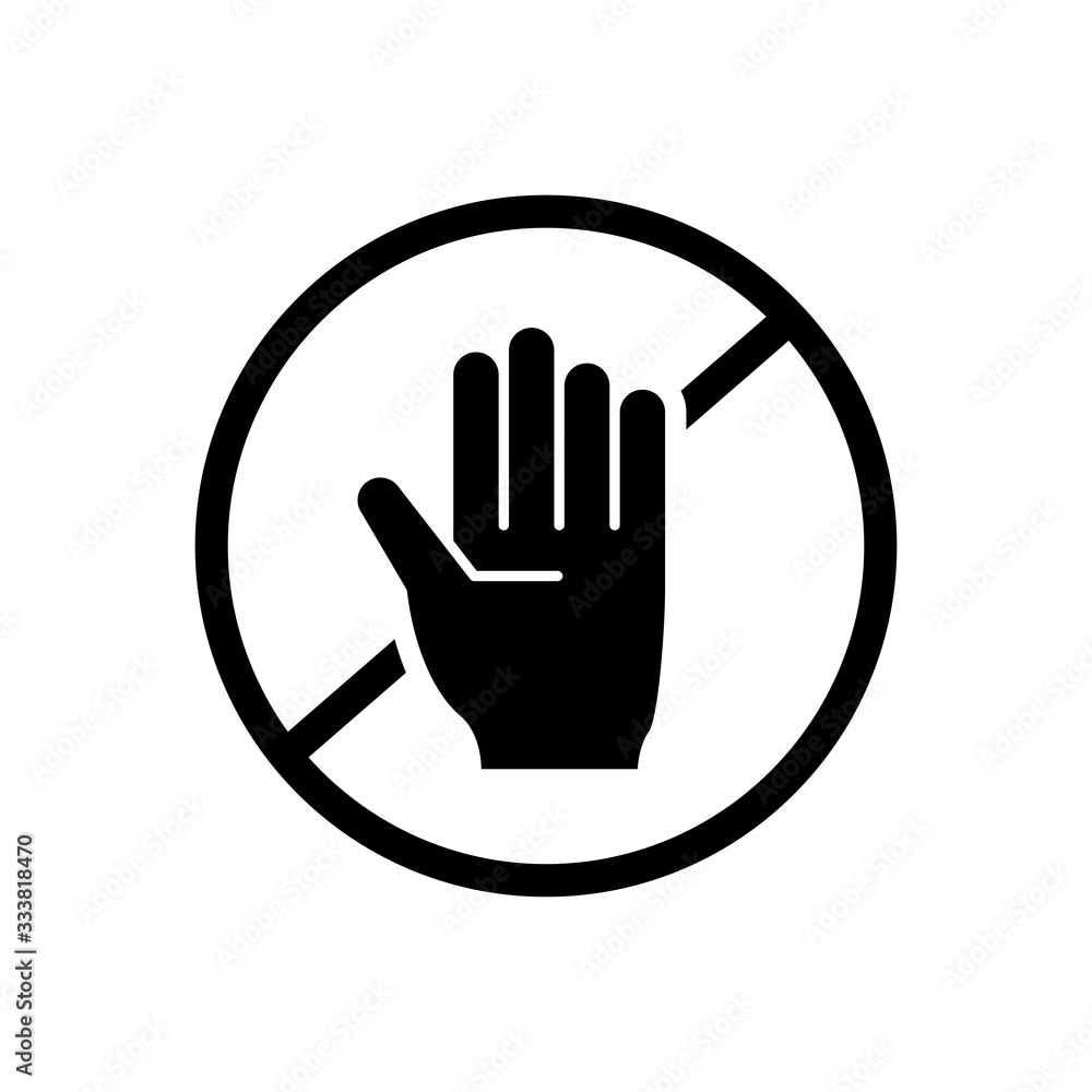 Stop Hand sign icon Stop Hand sign icon