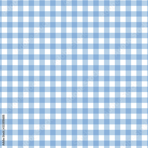 Blue Gingham Style Pattern Tile