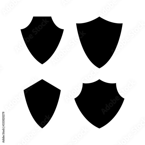 Shields icon vector