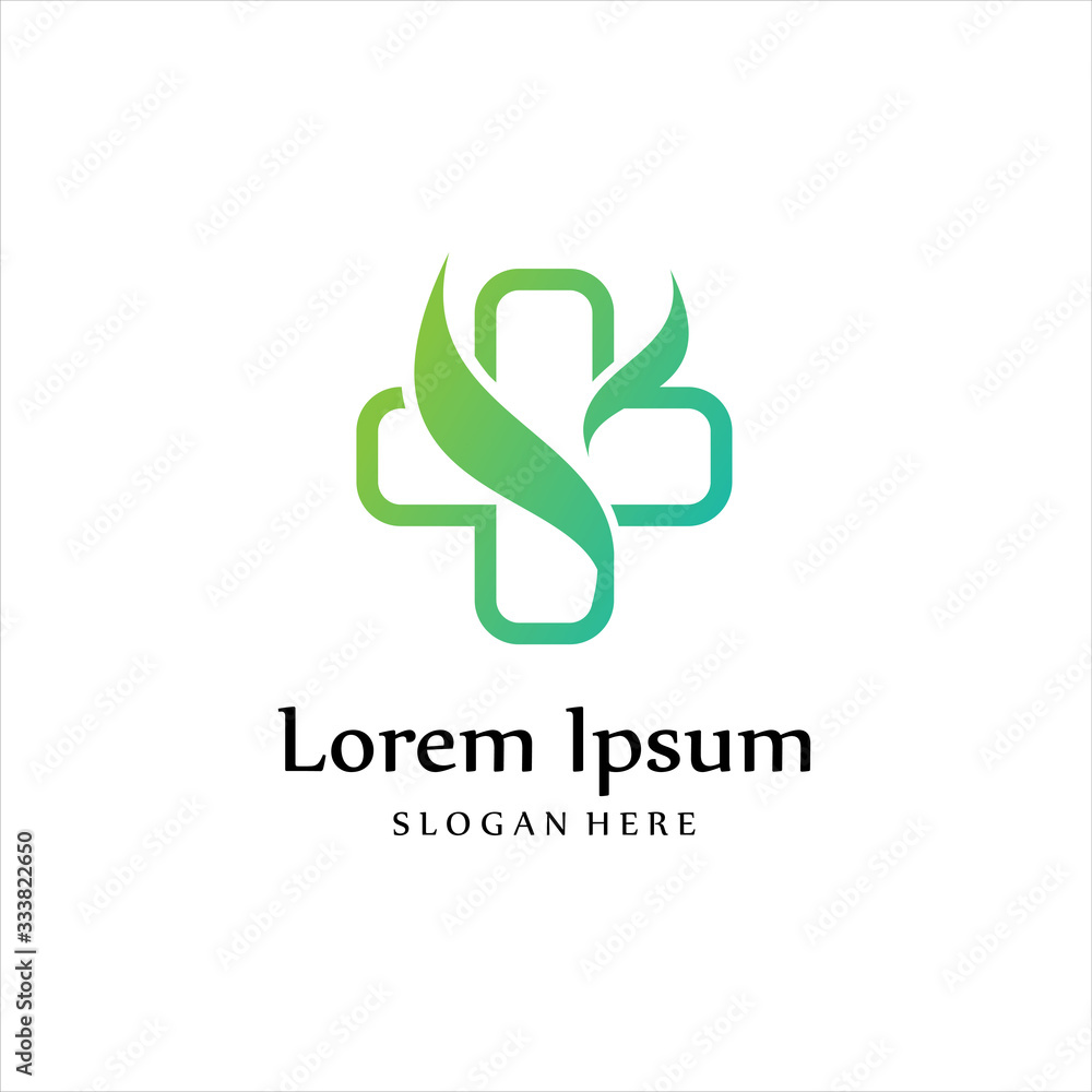 Fototapeta premium Health medical logo template vector illustration, medical Idea logo design inspiration.