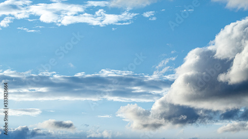 blue sky with clouds