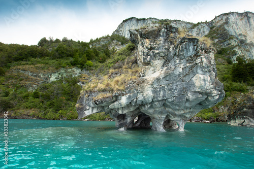 rock in sea