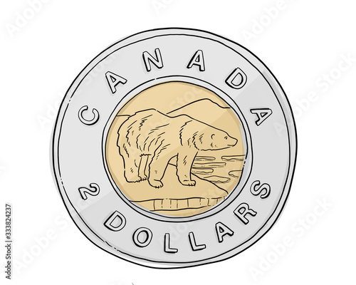 Toonie - Two Dollar Coin - Canadian