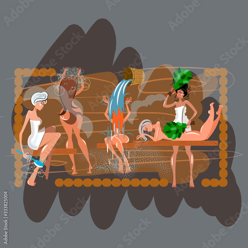 Sauna, steam room, bath, a great place to relax, gain strength, be healthy