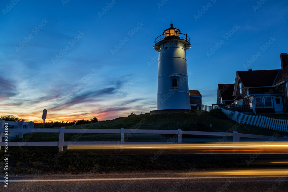 Nobska Lighthouse in Falmouth, Massachusetts Nobska Lighthouse in Falmouth, Massachusetts