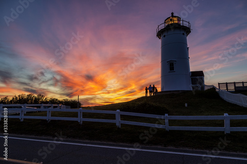 Nobska Lighthouse in Falmouth, Massachusetts