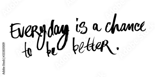 Motivational inscription 