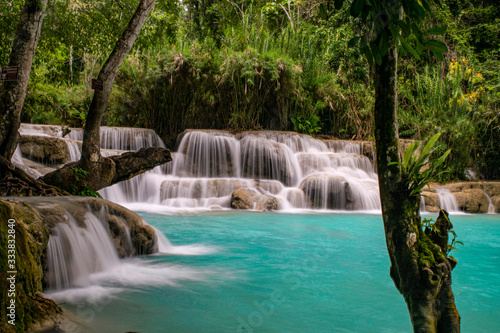 Kouang si Waterfall Laos Asia
