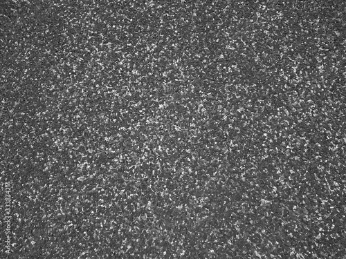 Asphalt texture rough road, Tarmac dark grey grainy, background, Top view
