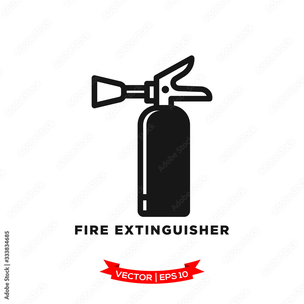 fire extinguisher icon vector logo template fire extinguisher icon vector logo template
