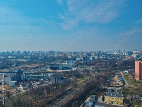 Aerial view of Minsk, Belarus © Egor Kunovsky