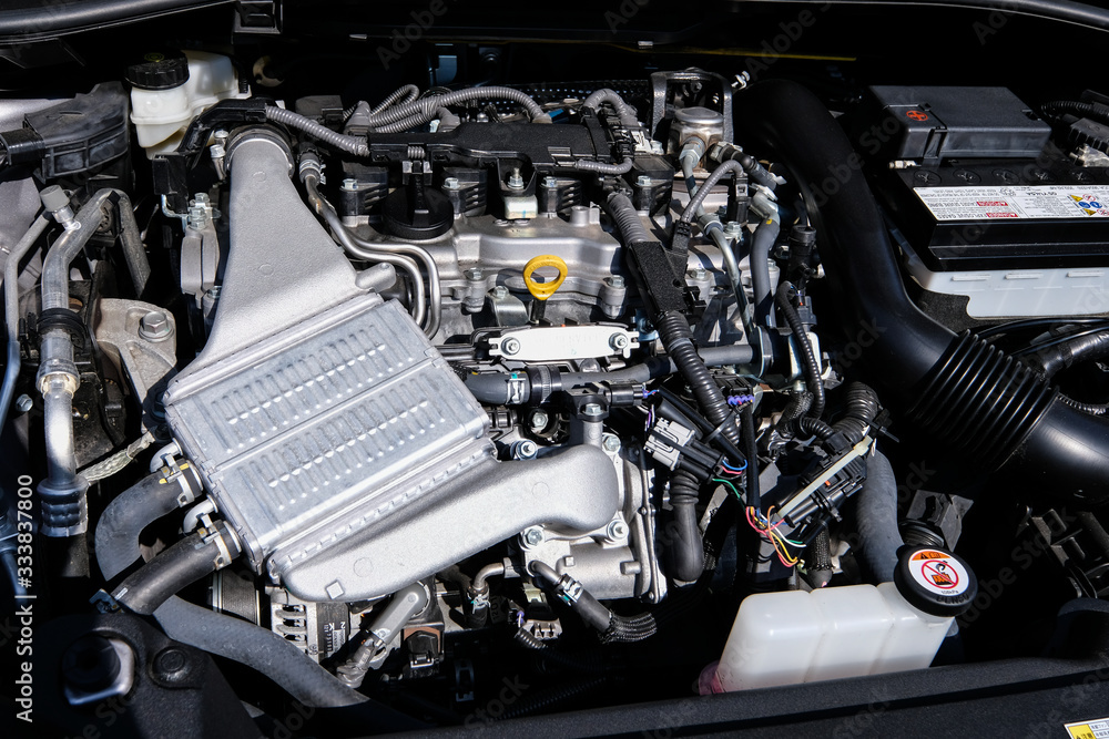 Fototapeta premium 車のターボエンジン