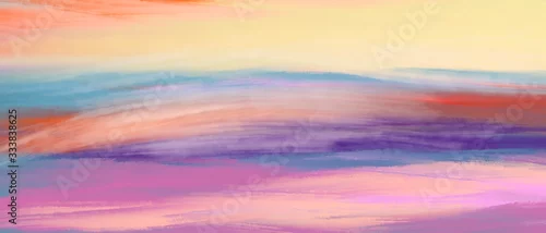 Panel kuchenny z motywem colorful multicolor abstract color background, shapes and patterns in modern art style like geometric pastel girly