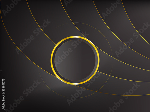 overlap curve and circle luxury creative background