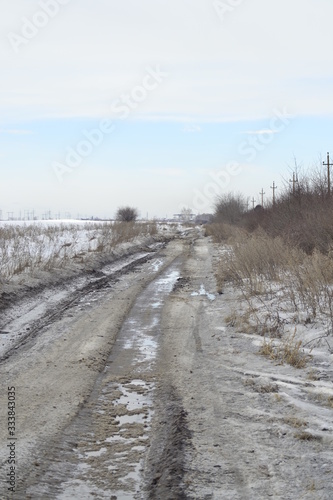 Dirty rural road © max