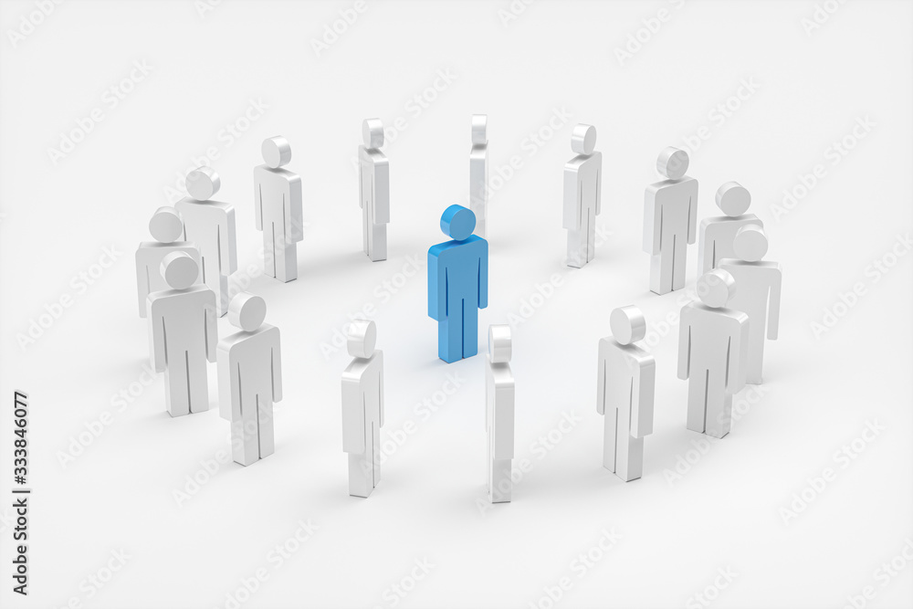 People models, business team concept, 3d rendering. People models, business team concept, 3d rendering.