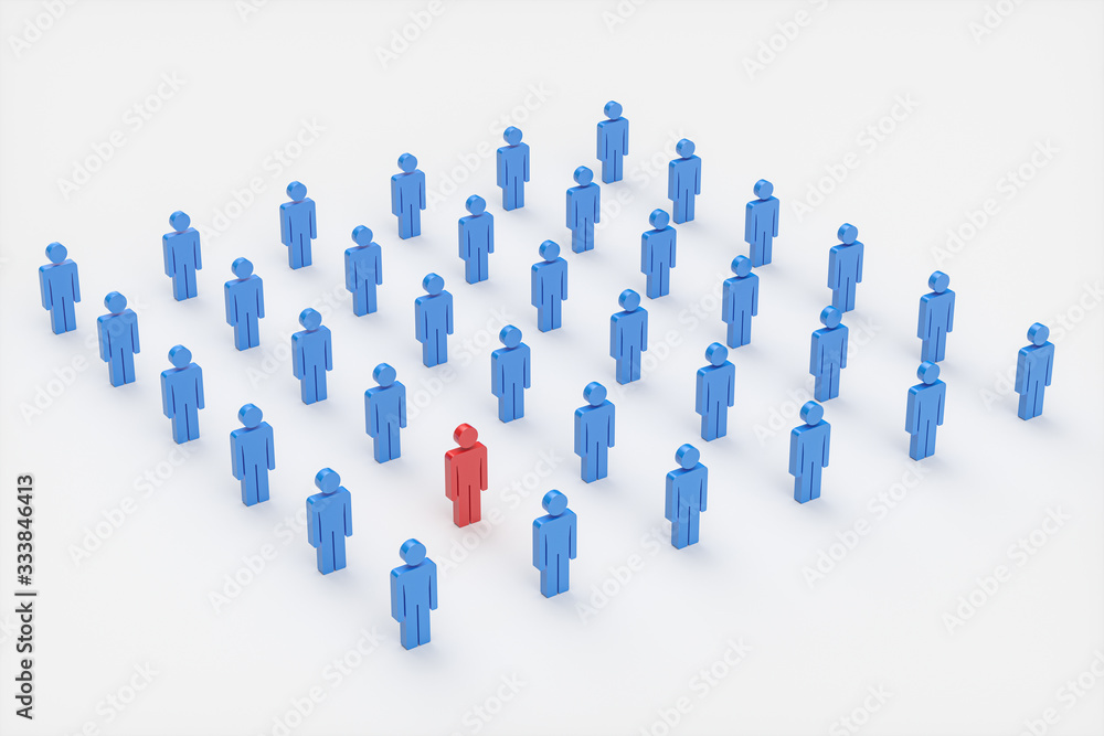 People models, business team concept, 3d rendering. People models, business team concept, 3d rendering.