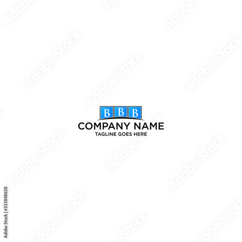 BBB intial logo Capital Letters white background 